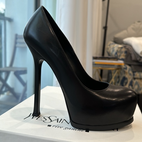Yves Saint Laurent YSL Tribute 2 105 Pumps in Black. Euro size 37 ~ US size 7. - Picture 7 of 12